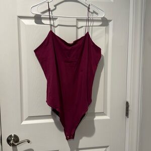 Burgundy Bodysuit